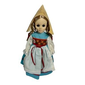 Effanbee 1976 Dutch Girl Doll International Series #1178 Original Hat & Outfit